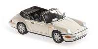 1:43 PORSCHE 911 CARRERA 4 CABRIOLET - 1990 - WHITE - MINICHAMPS 940067330